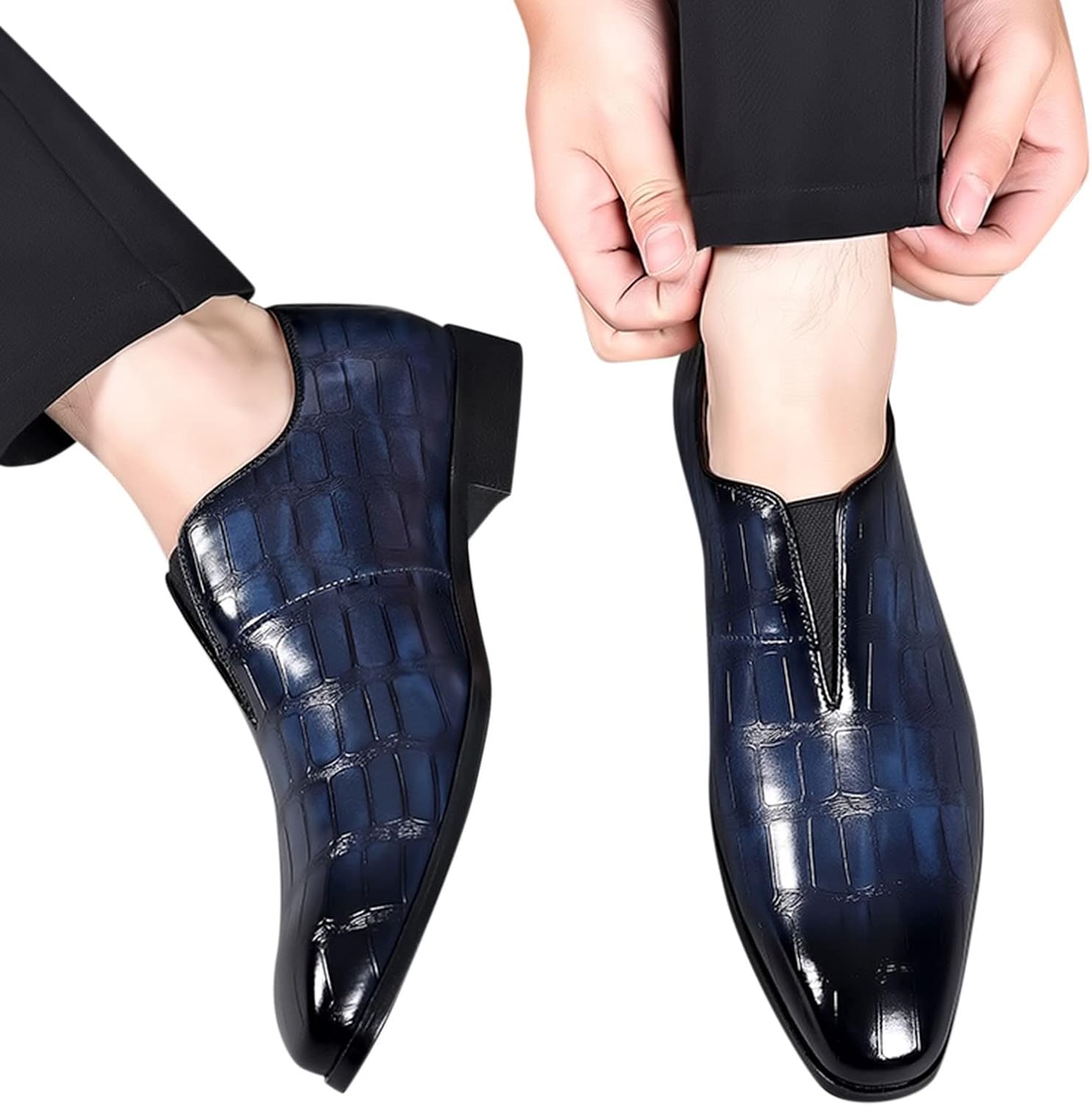 Мужские классические оксфорды Hbeylia, деловые формальные туфли с шнуровкой на 4 отверстия, британский стиль, легкая кожаная обувь на смокинг, заостренный носок, удобные туфли для принца, офиса, свадьбы, деловые туфли с крыльями, синий
Мужские классические оксфорды Hbeylia, деловые формальные туфли с шнуровкой на 4 отверстия, британский стиль, легкая кожаная обувь на смокинг, заостренный носок, удобные туфли для принца, офиса, свадьбы, деловые туфли с крыльями, синий