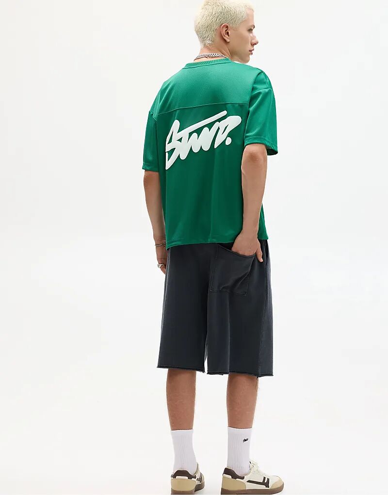 Футболка Pull&Bear Stwd сетчатая зеленого цвета
Футболка Pull&Bear Stwd сетчатая зеленого цвета