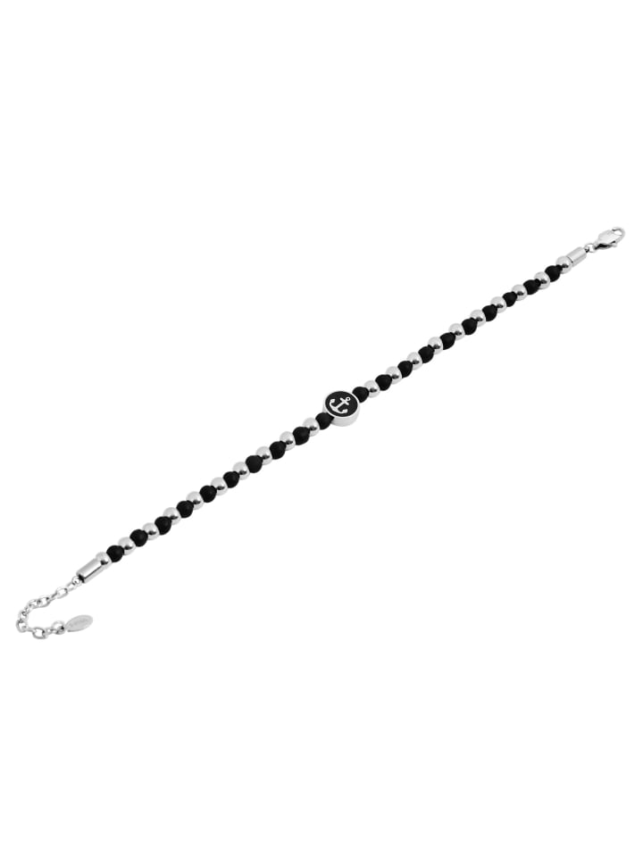 Adeliás Браслет унисекс - браслет из нержавеющей стали с шариками, 19+3 см, черный
Adeliás Браслет унисекс - браслет из нержавеющей стали с шариками, 19+3 см, черный