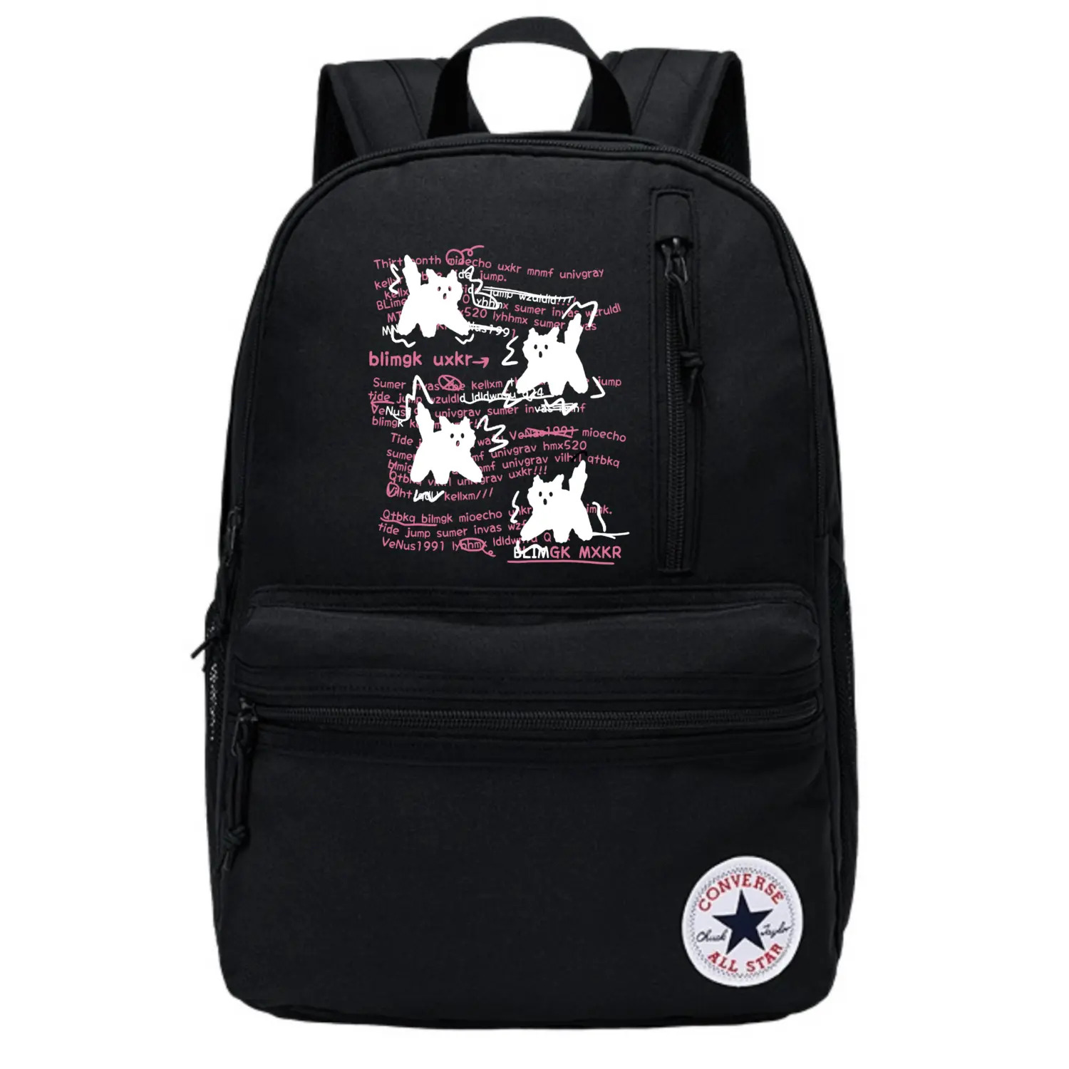 Converse Полиэстеровый рюкзак обычный унисекс Jet Black, Scared Cat
Converse Полиэстеровый рюкзак обычный унисекс Jet Black, Scared Cat