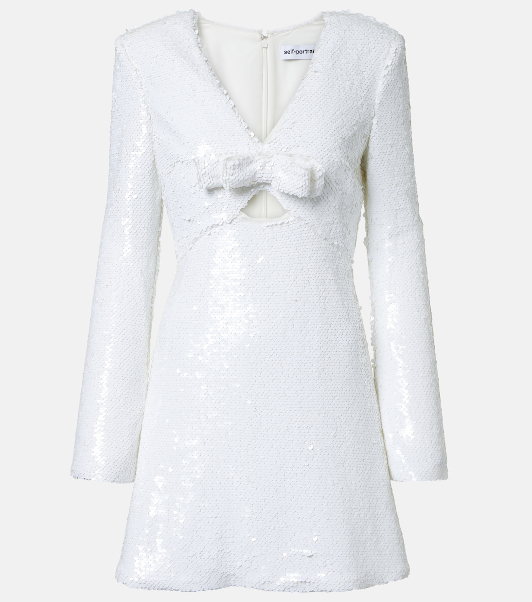 Мини-платье с пайетками Self-Portrait, белый
Мини-платье с пайетками Self-Portrait, белый