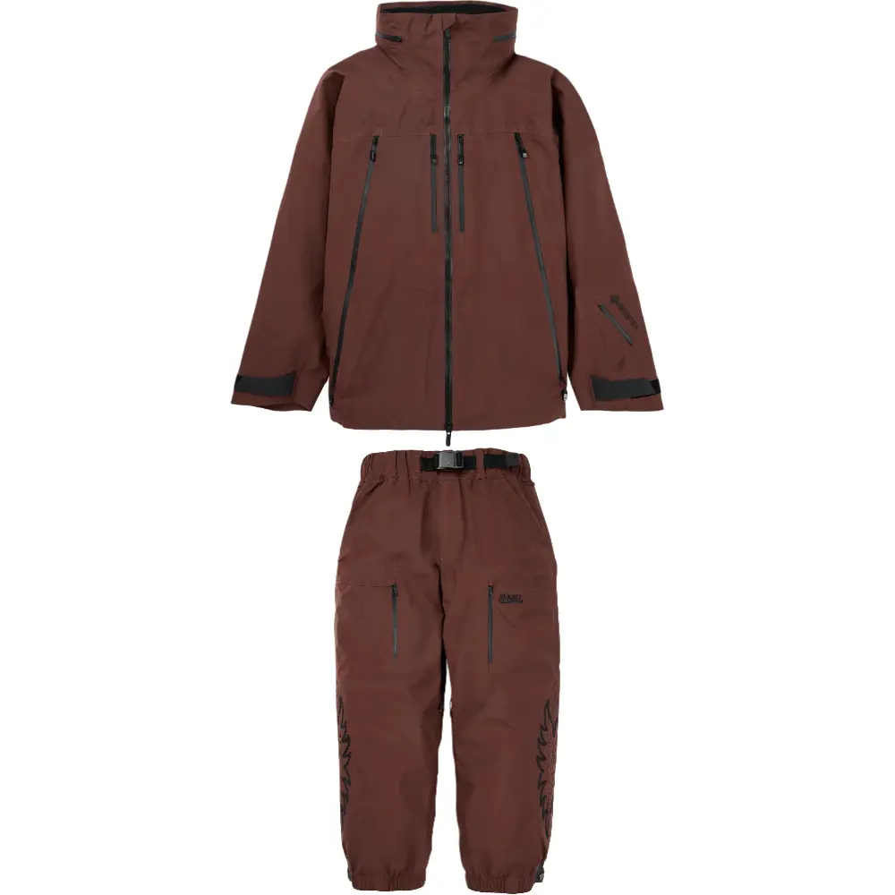 Комплект лыжного костюма MINE77 Unisex BURTON, коричневый
Комплект лыжного костюма MINE77 Unisex BURTON, коричневый