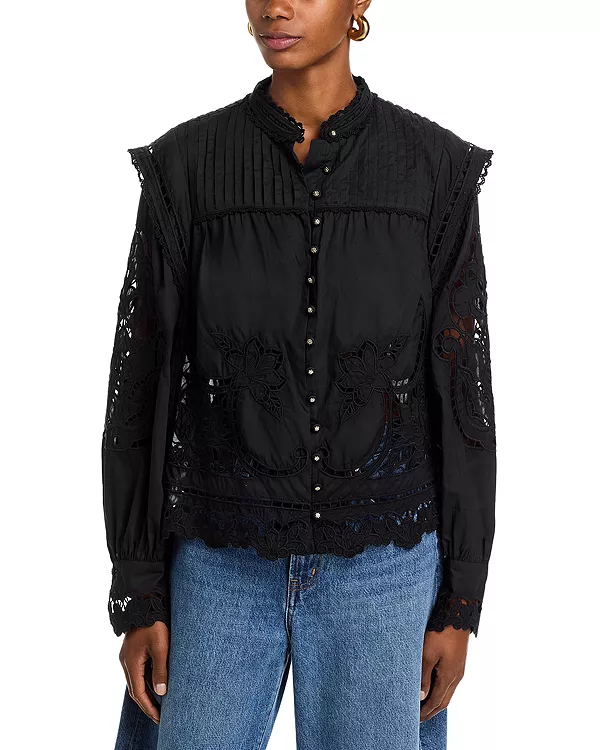 Блузка Ришилье Farm Rio, черный
Блузка Ришилье Farm Rio, черный