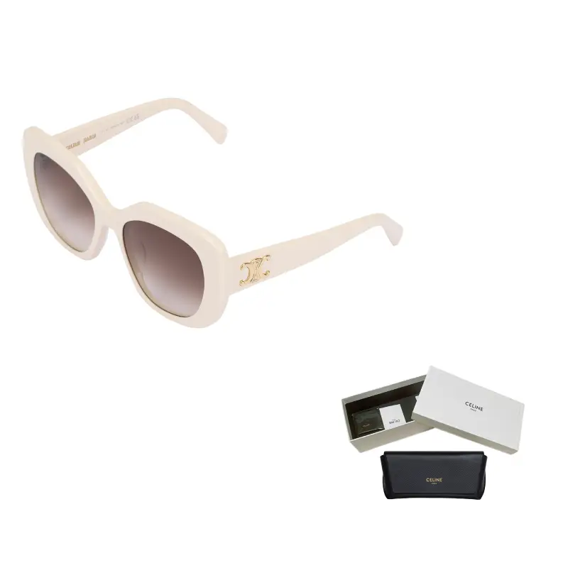 CELINE Ацетатные солнцезащитные очки в форме бабочки для женщин белые, White
CELINE Ацетатные солнцезащитные очки в форме бабочки для женщин белые, White