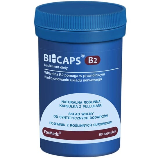 BICAPS Витамин B2 Рибофлавин 40 мг 60 капсул Formeds
BICAPS Витамин B2 Рибофлавин 40 мг 60 капсул Formeds