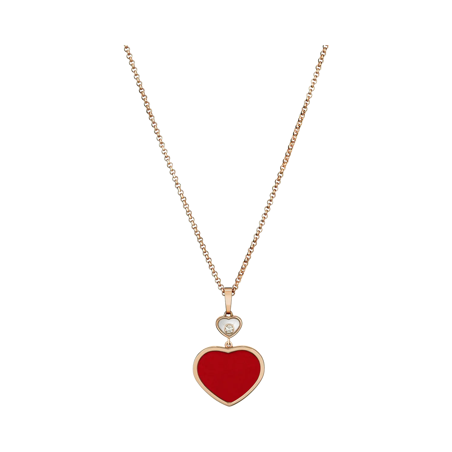 Кулон Chopard Happy Hearts - Подвеска, розовое золото, бриллиант, красный камень
Кулон Chopard Happy Hearts - Подвеска, розовое золото, бриллиант, красный камень