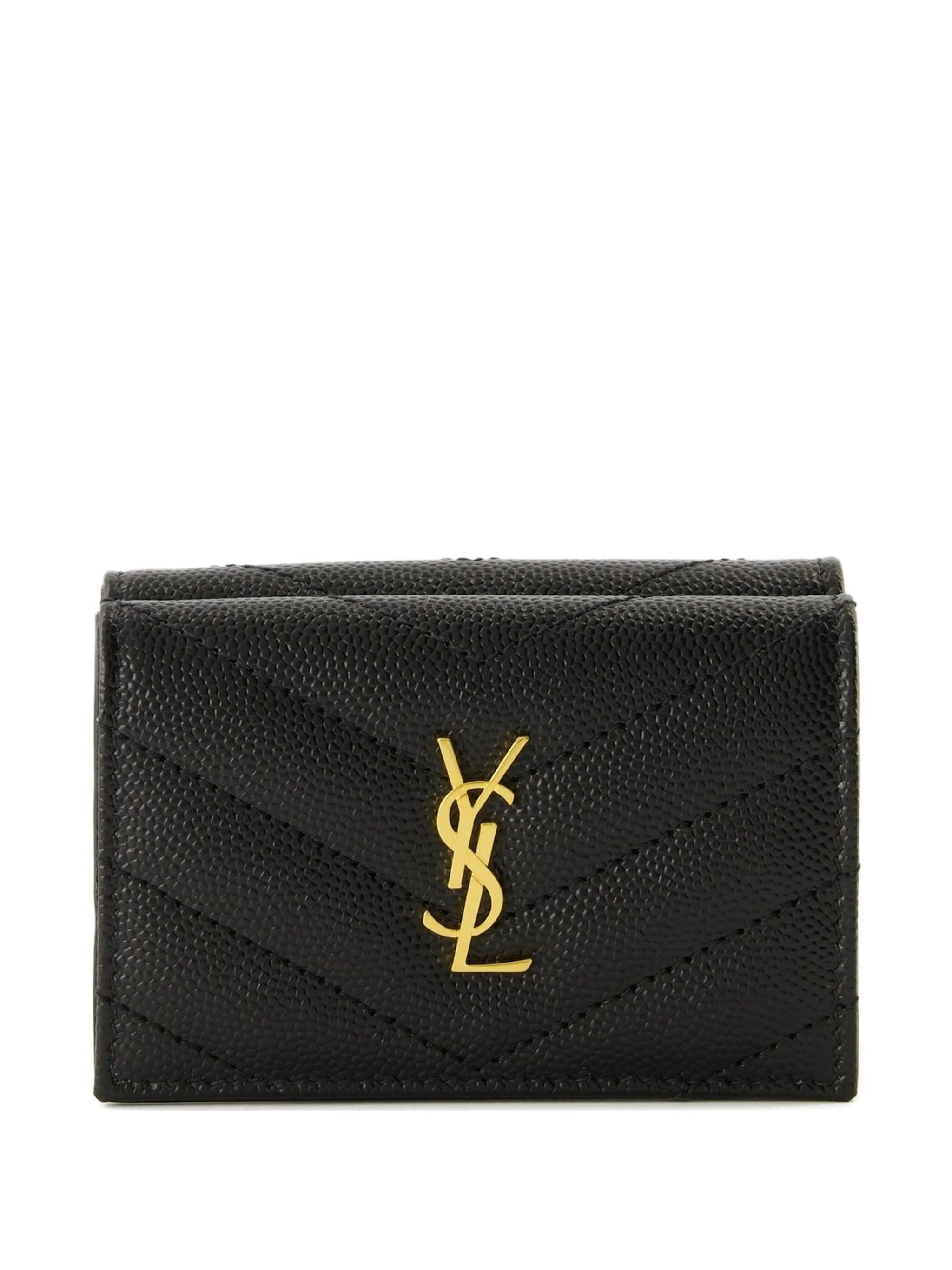 Кошелек с монограммой Saint Laurent, черный
Кошелек с монограммой Saint Laurent, черный