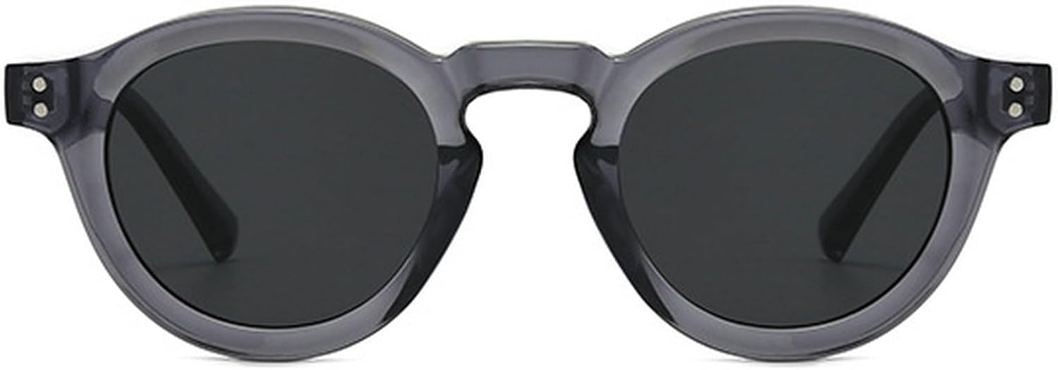 Модные круглые солнцезащитные очки для женщин и мужчин с заклепками, солнцезащитные очки с защитой от УФ-излучения UV400, роскошные женские солнцезащитные очки цвета шампанского mincl, Gray Black
Модные круглые солнцезащитные очки для женщин и мужчин с заклепками, солнцезащитные очки с защитой от УФ-излучения UV400, роскошные женские солнцезащитные очки цвета шампанского mincl, Gray Black