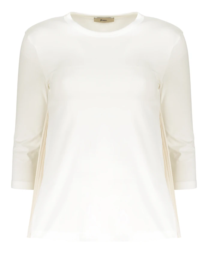 Плиссированная хлопковая блузка Herno, белый
Плиссированная хлопковая блузка Herno, белый