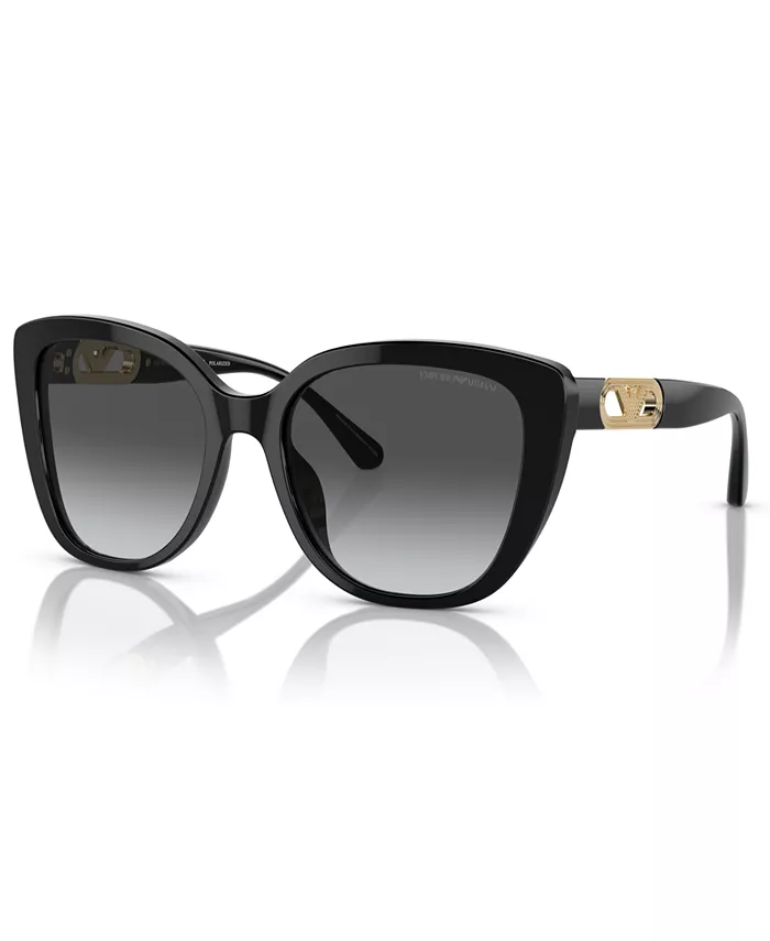 Женские поляризационные солнцезащитные очки, градиент Polar EA4214U Emporio Armani, черный 
Женские поляризационные солнцезащитные очки, градиент Polar EA4214U Emporio Armani, черный