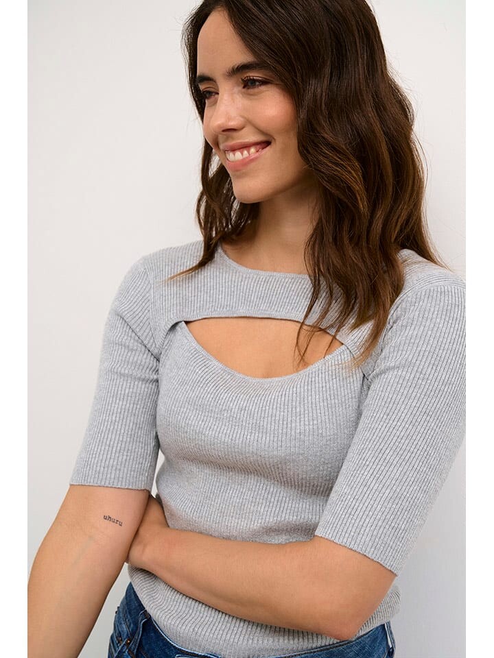 Пуловер Kaffe, светло-серый
Пуловер Kaffe, светло-серый