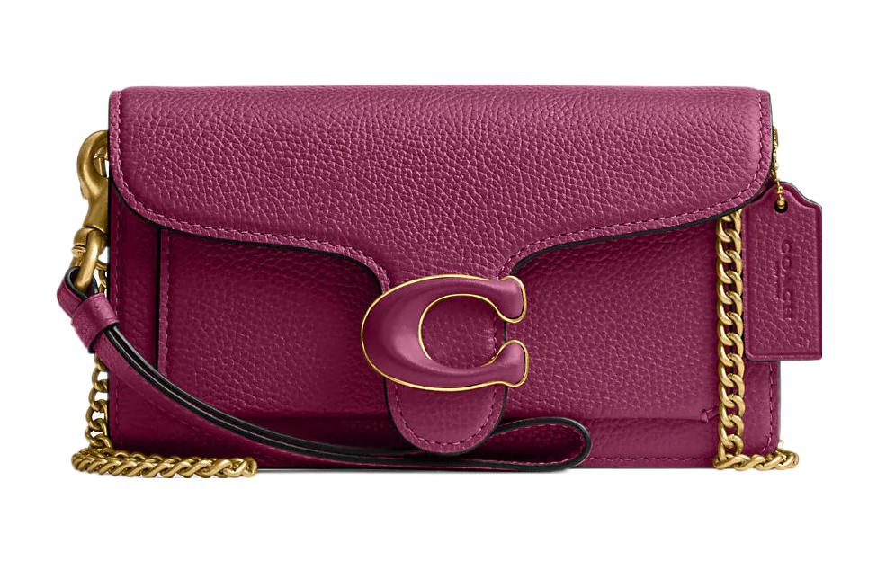 COACH Кожаная сумка через плечо на запястье для женщин в темно-сливовом цвете
COACH Кожаная сумка через плечо на запястье для женщин в темно-сливовом цвете
