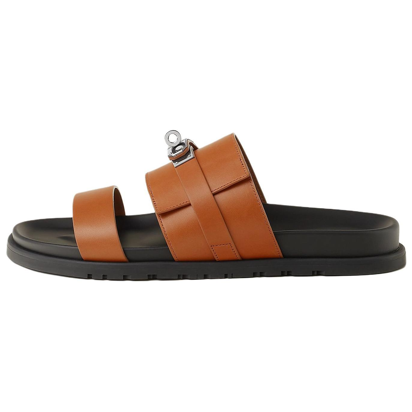 HERMES Тапочки-слайды мужские коричневые
HERMES Тапочки-слайды мужские коричневые