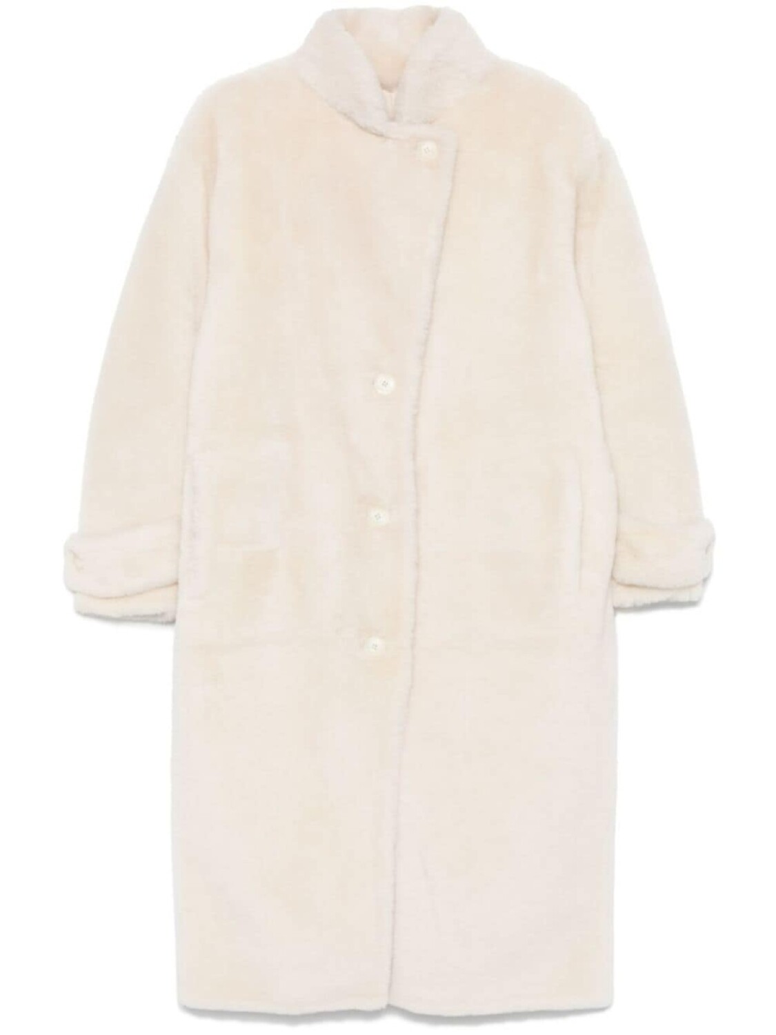 Пальто из овчины Yves Salomon, белый
Пальто из овчины Yves Salomon, белый