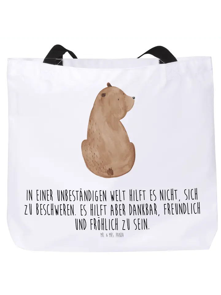 Сумка-шоппер Mr & Mrs Panda Bär Schulterblick, белый
Сумка-шоппер Mr & Mrs Panda Bär Schulterblick, белый
