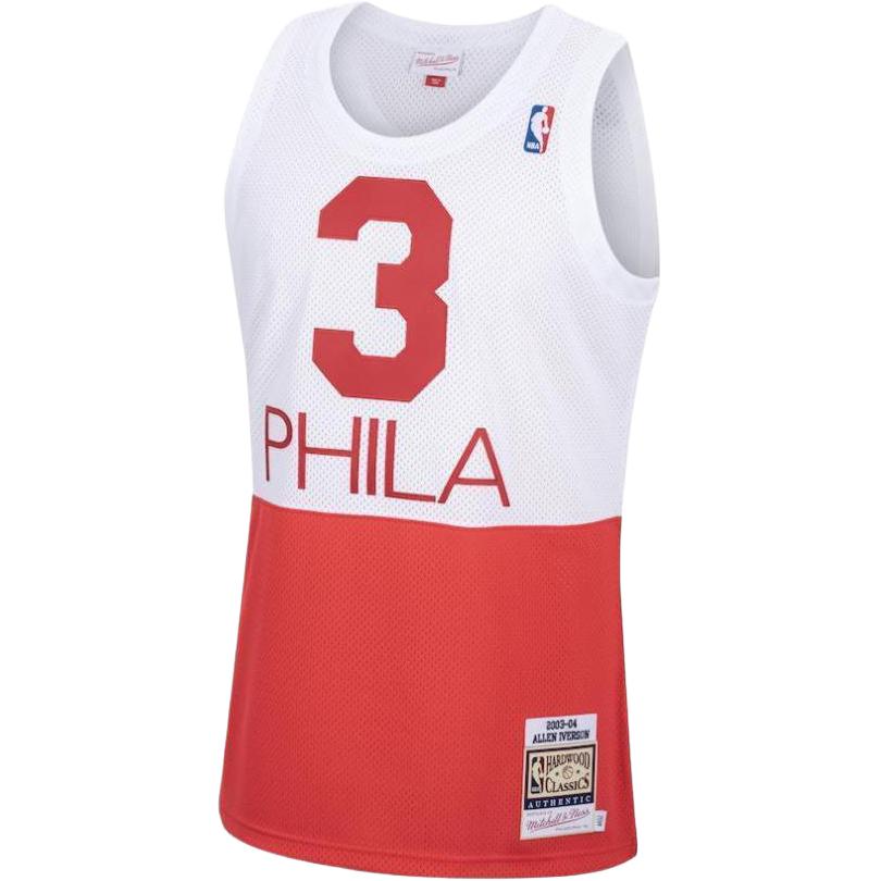 Джерси Mitchell & Ness Swingman '76ers 2003 Allen Iverson' NBA, белый
Джерси Mitchell & Ness Swingman '76ers 2003 Allen Iverson' NBA, белый