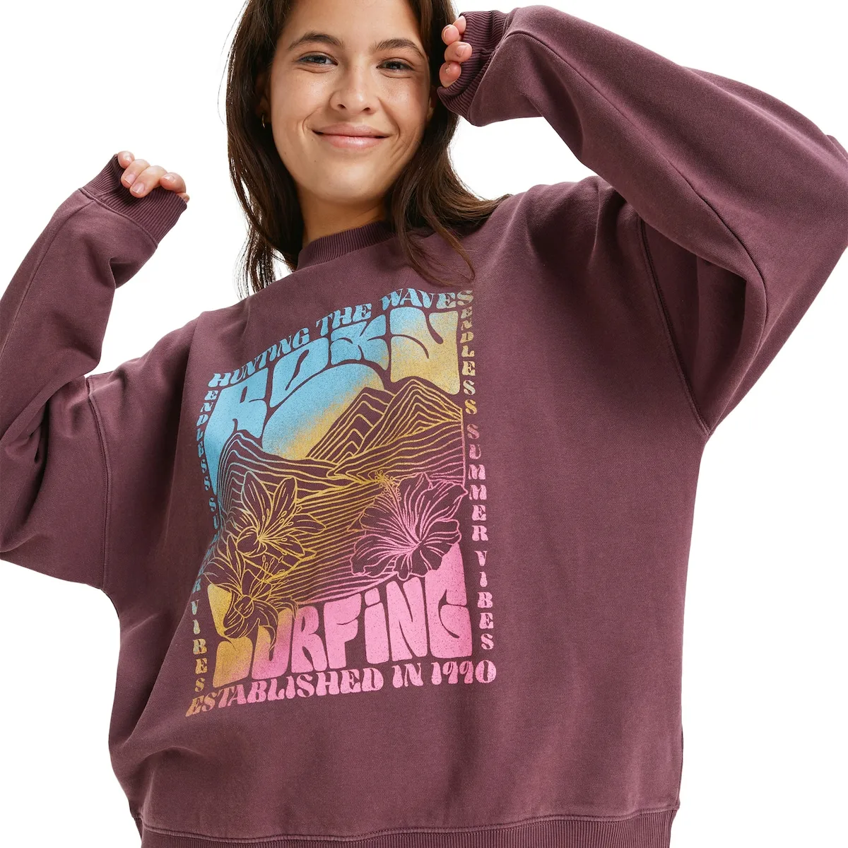 Женская толстовка Lineup Oversized Roxy, красный
Женская толстовка Lineup Oversized Roxy, красный