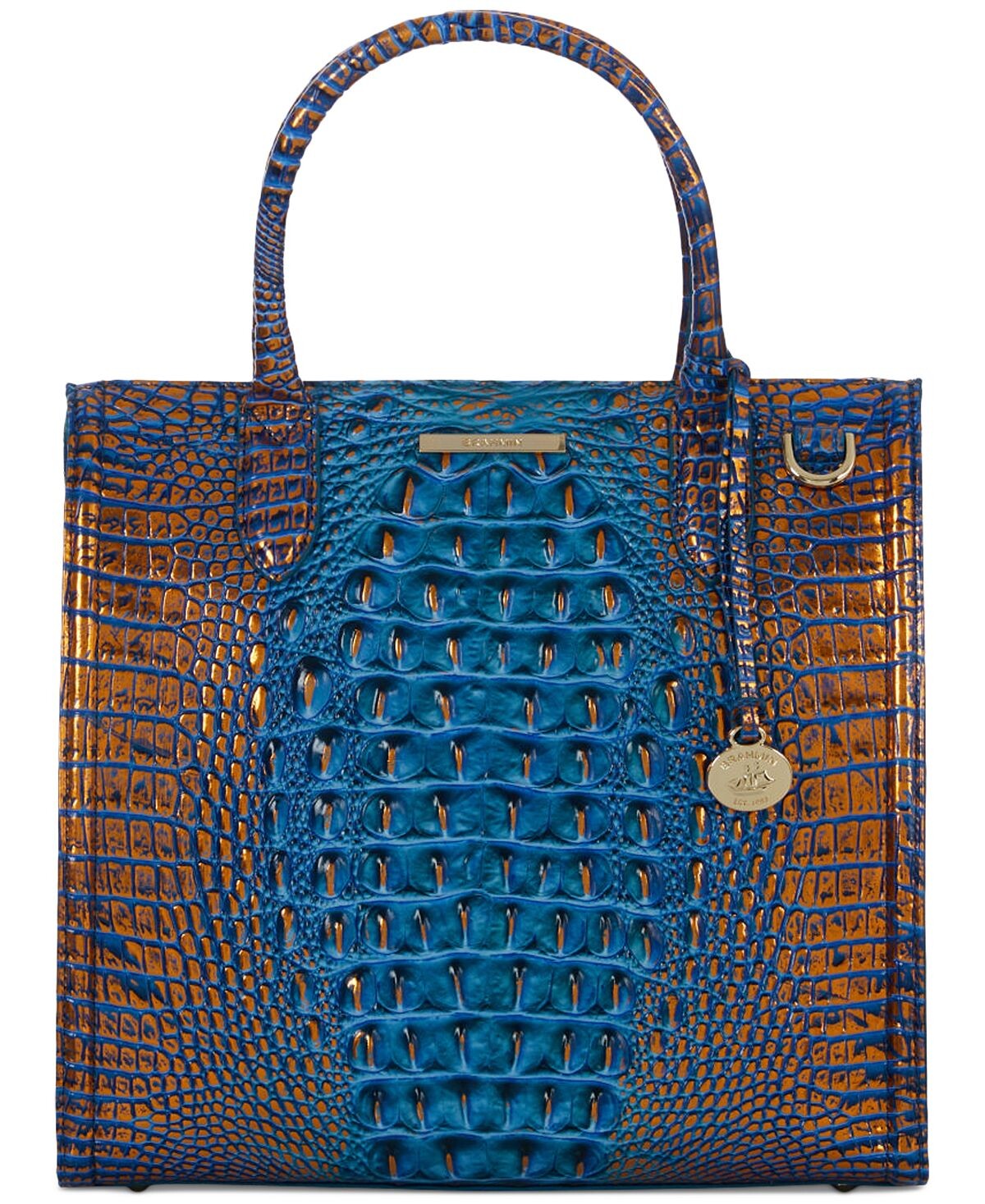 Кожаная сумка-портфель с тиснением Caroline Melbourne Brahmin
Кожаная сумка-портфель с тиснением Caroline Melbourne Brahmin