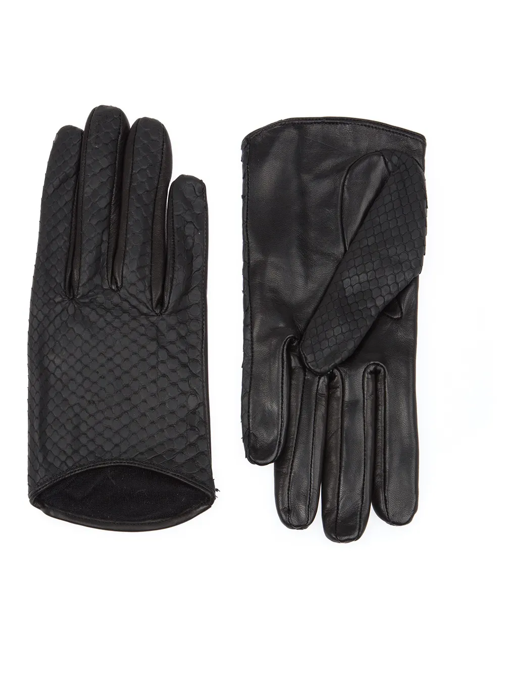 Перчатки с принтом змеиной кожи Imoni, черный
Перчатки с принтом змеиной кожи Imoni, черный