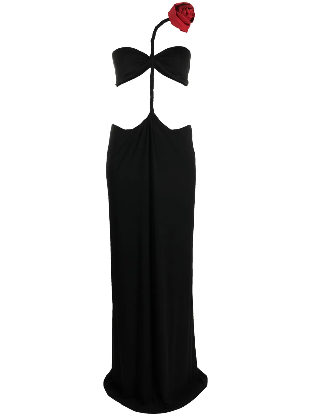 Платье с вырезами и аппликацией Magda Butrym, черный
Платье с вырезами и аппликацией Magda Butrym, черный