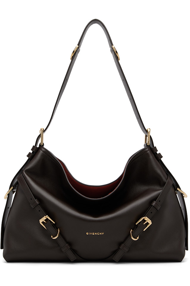 Givenchy Коричневая сумка Voyou среднего размера
Givenchy Коричневая сумка Voyou среднего размера