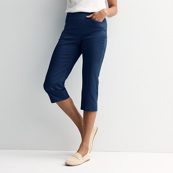 Брюки-капри Petite effortless stretch Croft & Barrow, Navy
Брюки-капри Petite effortless stretch Croft & Barrow, Navy