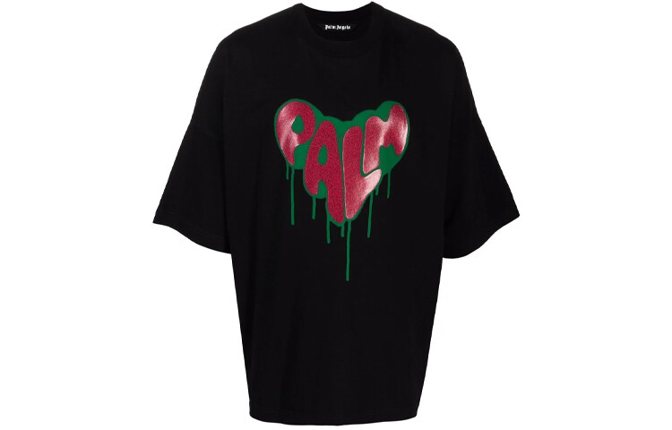 Футболка с изображением пальмового спрея в виде сердца Palm Angels, черный
Футболка с изображением пальмового спрея в виде сердца Palm Angels, черный