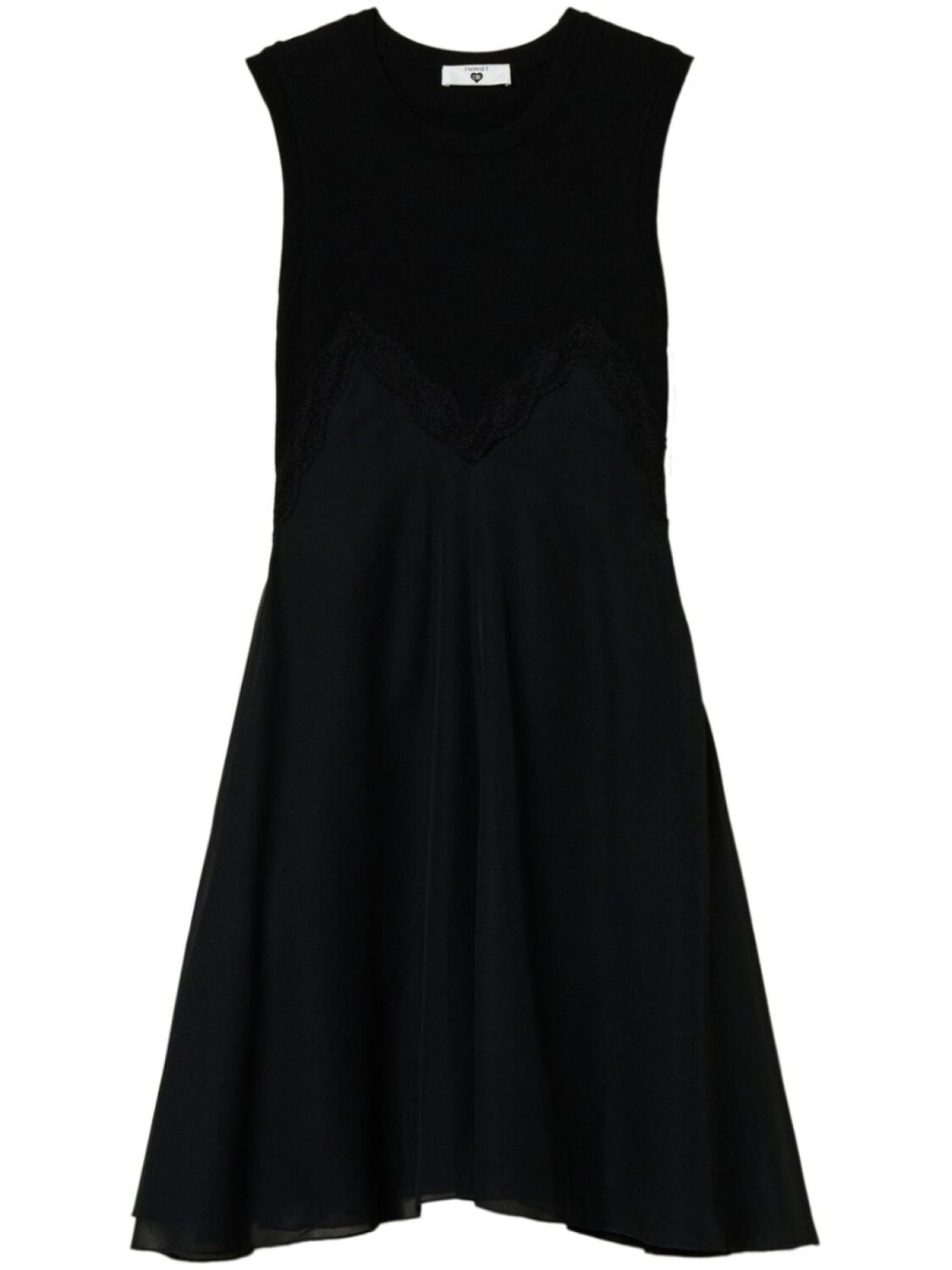 Мини-платье TWINSET со вставками, черный
Мини-платье TWINSET со вставками, черный