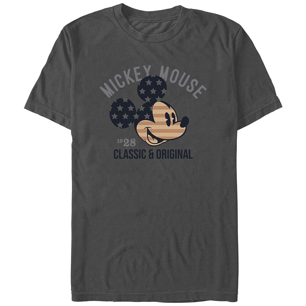 Мужская футболка с рисунком Микки Мауса в виде звезд и полосок Disney's, цвет Charcoal
Мужская футболка с рисунком Микки Мауса в виде звезд и полосок Disney's, цвет Charcoal