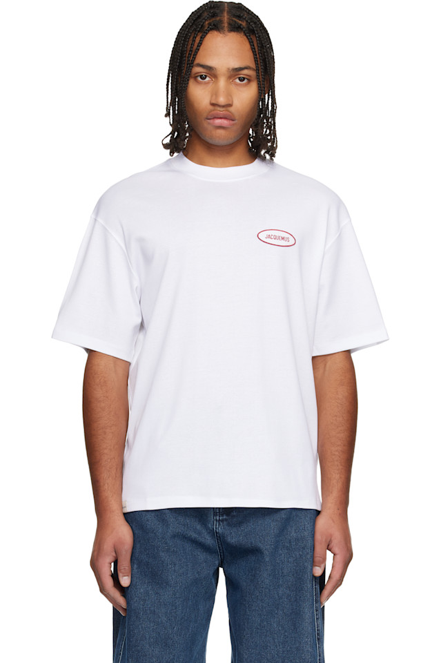 Jacquemus Белая футболка la croisière 'the stazione t-shirt'
Jacquemus Белая футболка la croisière 'the stazione t-shirt'