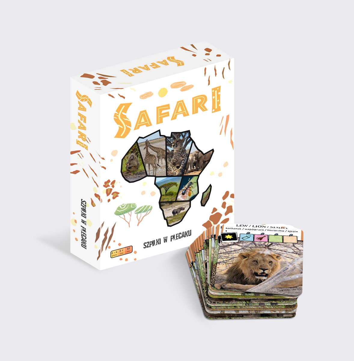 Карты Сафари - карточно-познавательная игра / Булавки в рюкзаке Inna marka
Карты Сафари - карточно-познавательная игра / Булавки в рюкзаке Inna marka