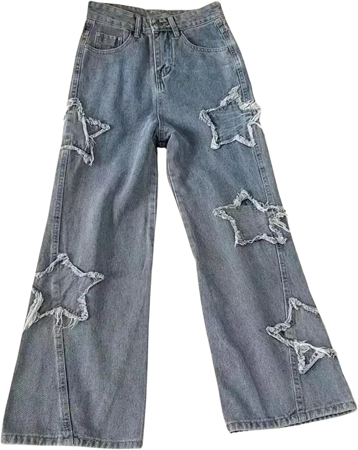 Джинсы Five Pointed Star Patch Loose High Waisted Straight Leg Tinpia
Джинсы Five Pointed Star Patch Loose High Waisted Straight Leg Tinpia