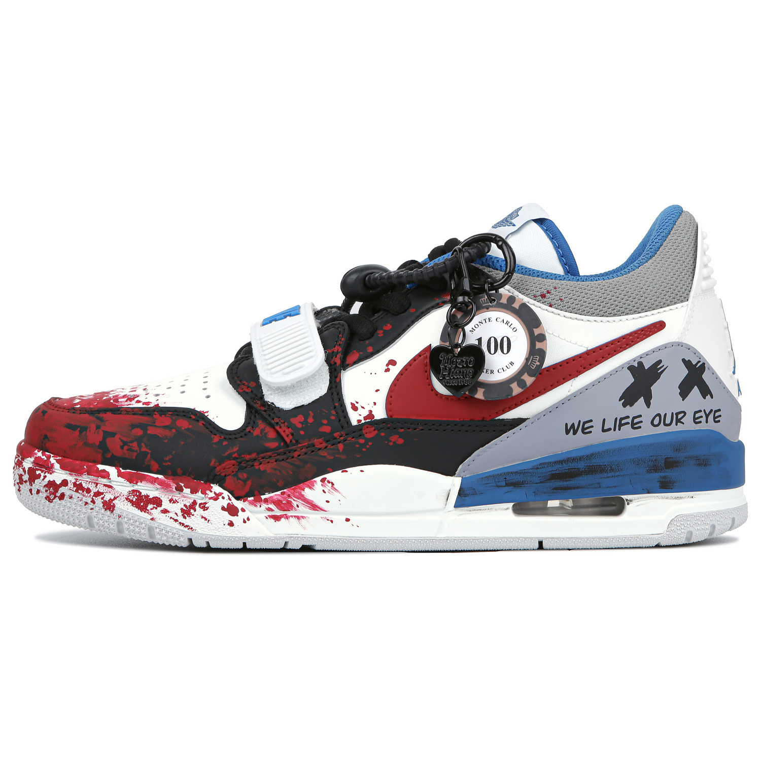 Jordan Легаси 312 амортизирующие противоскользящие низкие винтажные баскетбольные кроссовки мужские красно-сине-черные, цвет Red Blue Black
Jordan Легаси 312 амортизирующие противоскользящие низкие винтажные баскетбольные кроссовки мужские красно-сине-черные, цвет Red Blue Black