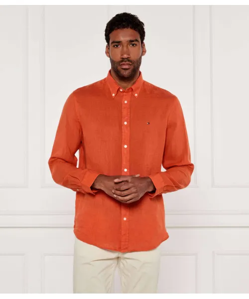 Рубашка из льна, окрашенная пигментом Regular fit Tommy Hilfiger, оранжевый
Рубашка из льна, окрашенная пигментом Regular fit Tommy Hilfiger, оранжевый