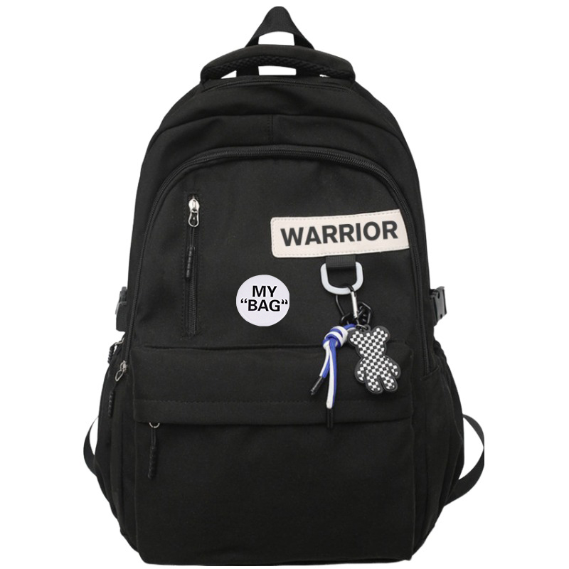 Рюкзак Warrior Nylon Regular Unisex черно-белый, белый кулон в клетку с медведем
Рюкзак Warrior Nylon Regular Unisex черно-белый, белый кулон в клетку с медведем