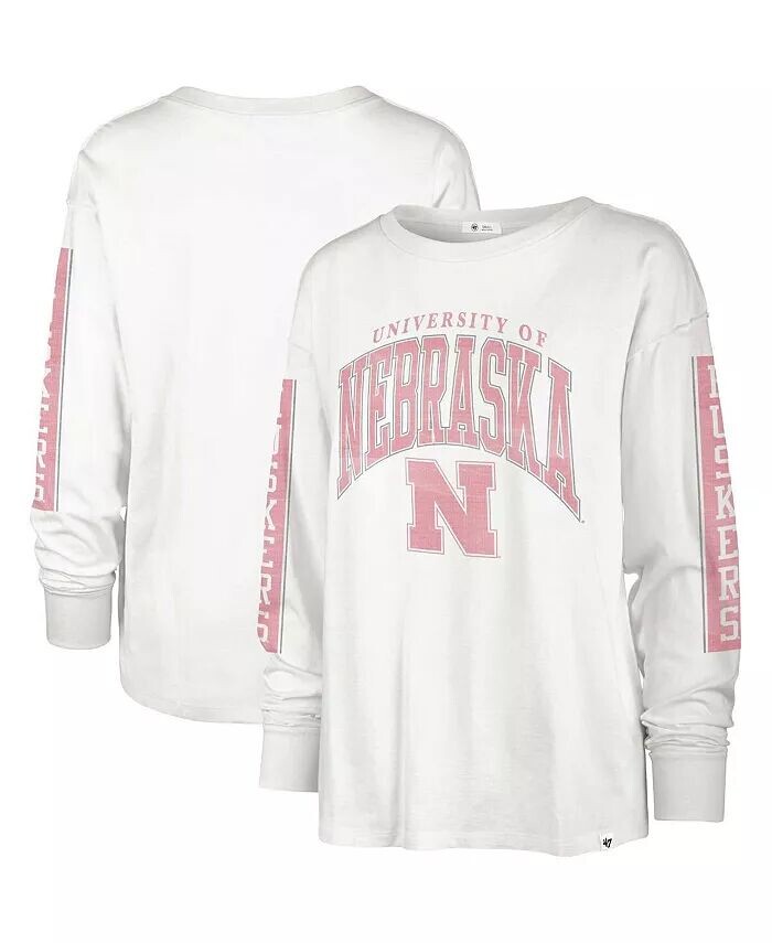 Женская белая футболка с длинным рукавом Nebraska Huskers SOA 3-Hit '47 Brand
Женская белая футболка с длинным рукавом Nebraska Huskers SOA 3-Hit '47 Brand