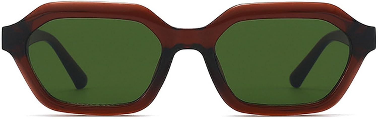 Солнцезащитные очки прямоугольной формы для женщин, винтажные, модные, для активного отдыха и путешествий, ретро, квадратные солнцезащитные очки, женские, в стиле 90-х, многоугольные mincl, Brown Green
Солнцезащитные очки прямоугольной формы для женщин, винтажные, модные, для активного отдыха и путешествий, ретро, квадратные солнцезащитные очки, женские, в стиле 90-х, многоугольные mincl, Brown Green