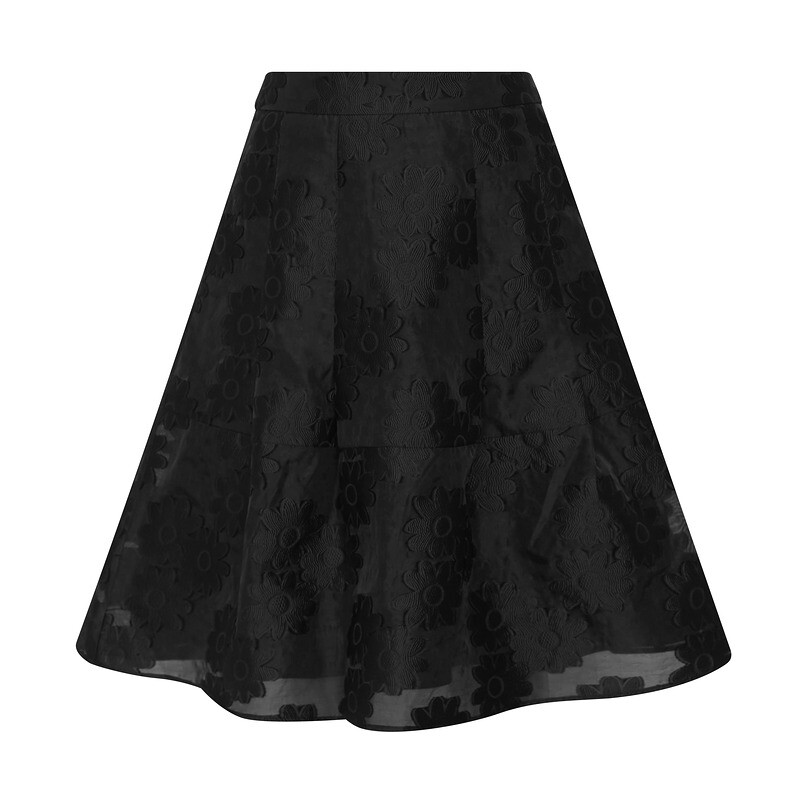 Юбка короткая Deep Breath с кружевной вышивкой, черный
Юбка короткая Deep Breath с кружевной вышивкой, черный