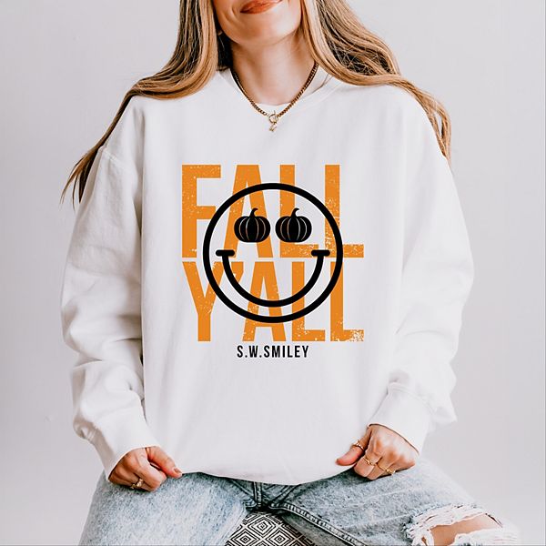 S W Smiley fall y'all - женский легкий свитшот с окраской в готовом виде Simply Sage Market, White, Белый, S W Smiley fall y'all - женский легкий свитшот с окраской в готовом виде Simply Sage Market, White
S W Smiley fall y'all - женский легкий свитшот с окраской в готовом виде Simply Sage Market, White, Белый, S W Smiley fall y'all - женский легкий свитшот с окраской в готовом виде Simply Sage Market, White