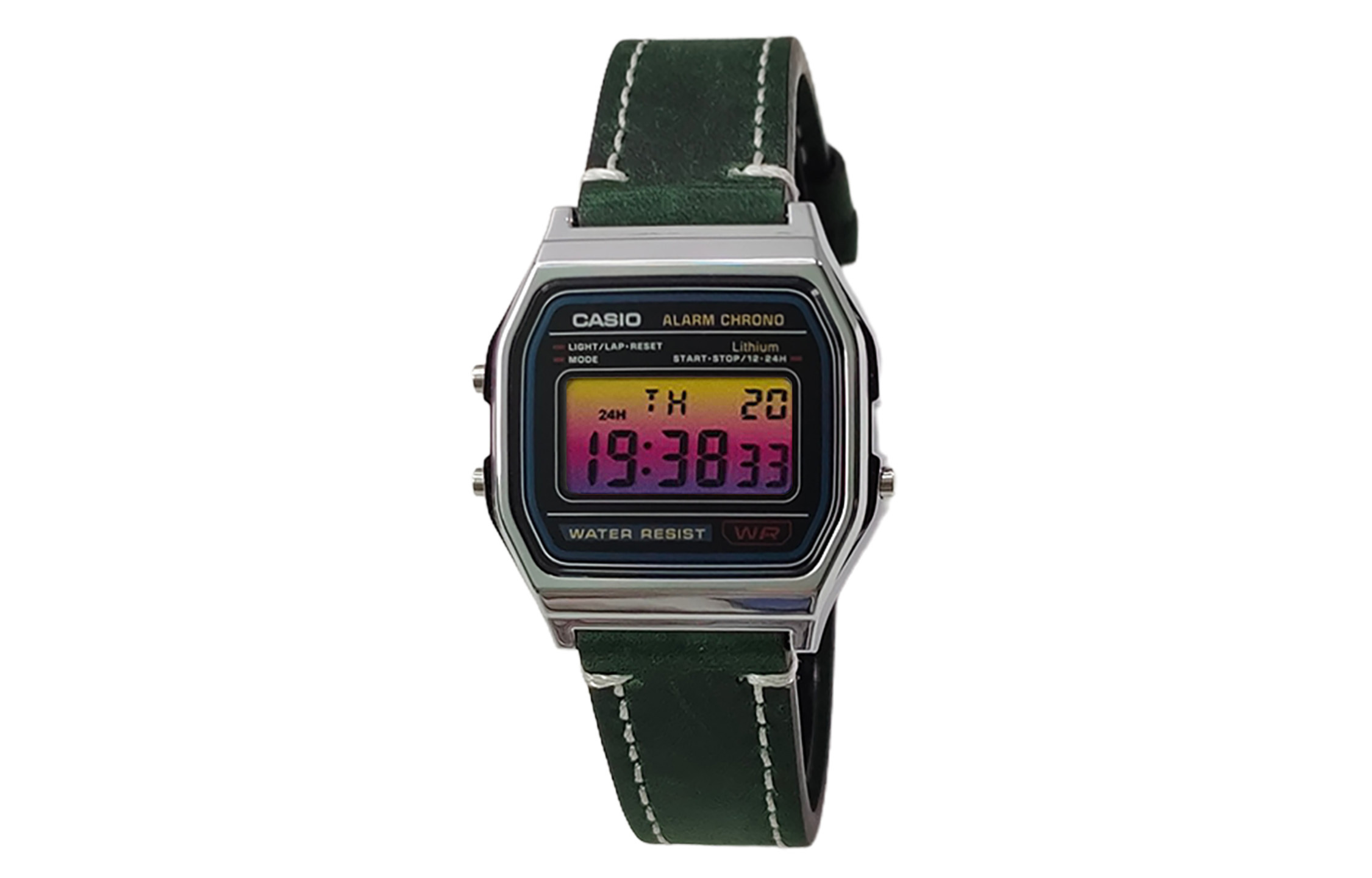 CASIO Мужские часы Retrofit Series с кварцевым механизмом и ремешком из натуральной кожи, черный циферблат
CASIO Мужские часы Retrofit Series с кварцевым механизмом и ремешком из натуральной кожи, черный циферблат