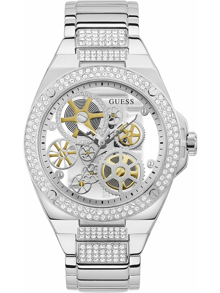Guess Мужские аналоговые часы серебристого цвета
Guess Мужские аналоговые часы серебристого цвета