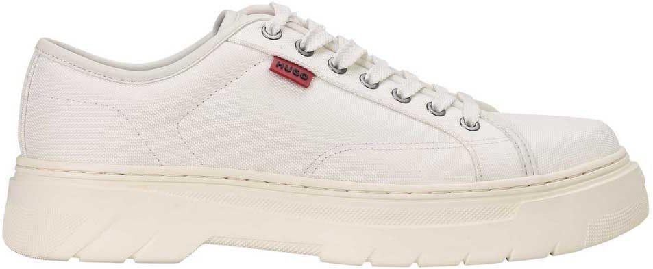 HUGO Мужские современные дерби, White
HUGO Мужские современные дерби, White