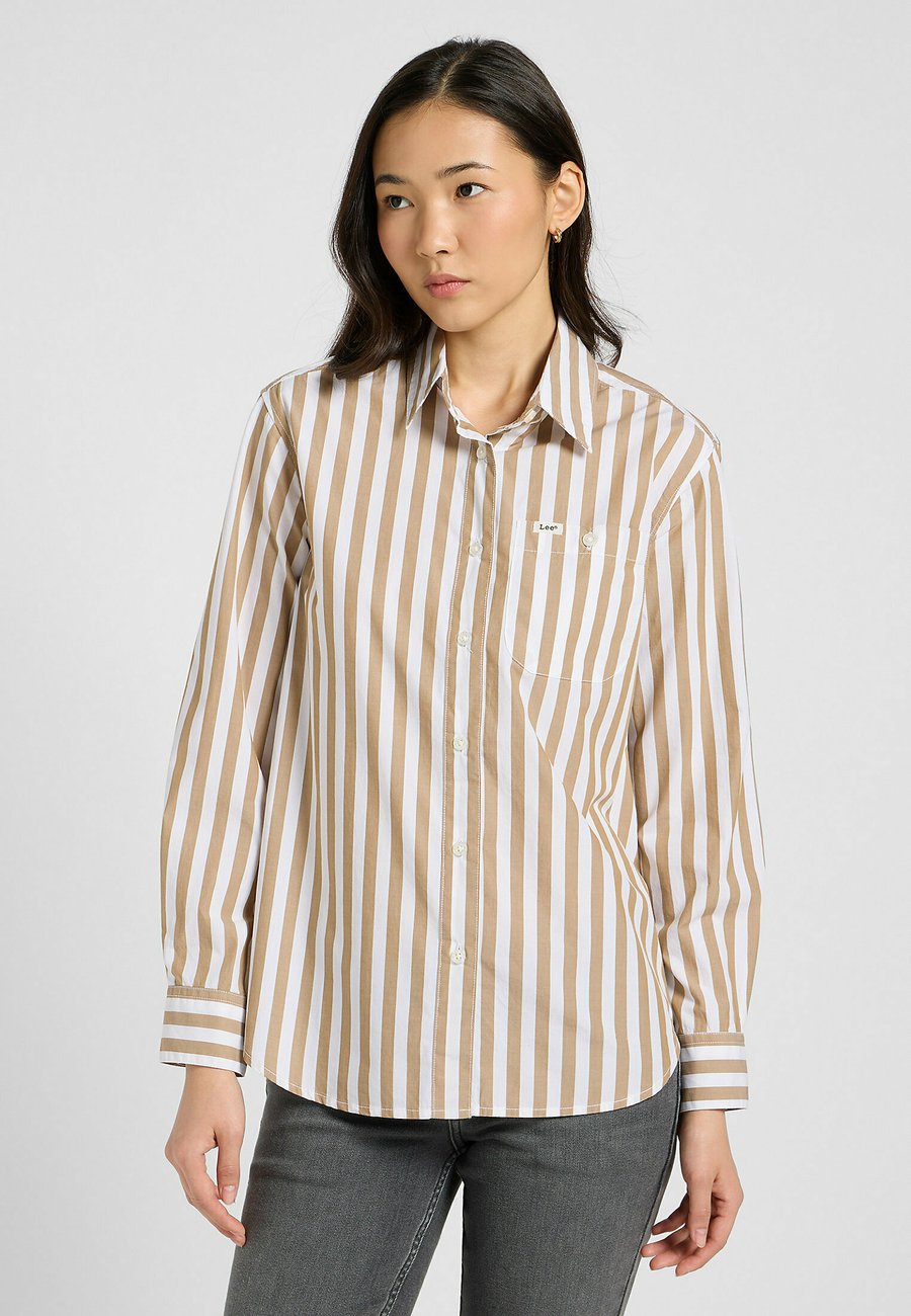 Блуза Lee LONG SLEEVE ALL PURPOSE -REGULAR FIT, Khaki Stripe/Khaki
Блуза Lee LONG SLEEVE ALL PURPOSE -REGULAR FIT, Khaki Stripe/Khaki