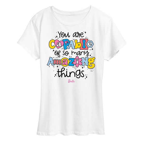 Футболка с принтом "Ты можешь" Barbie
Футболка с принтом "Ты можешь" Barbie