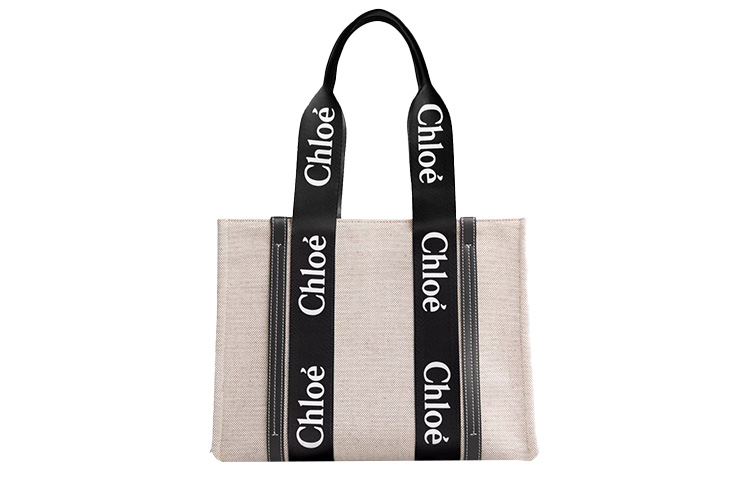 Chloé Сумка-шоппер Хлои Вуди из холста
Chloé Сумка-шоппер Хлои Вуди из холста