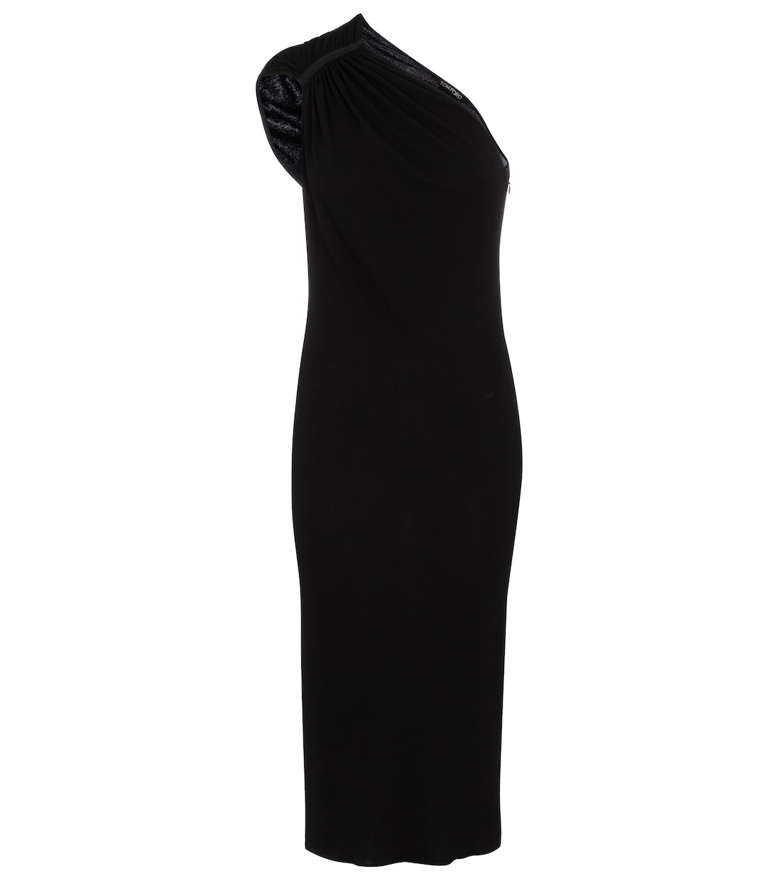 Платье миди из джерси на одно плечо Tom Ford, черный
Платье миди из джерси на одно плечо Tom Ford, черный