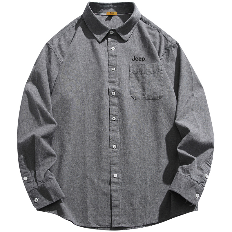 Рубашка унисекс Jeep, светло-серый
Рубашка унисекс Jeep, светло-серый