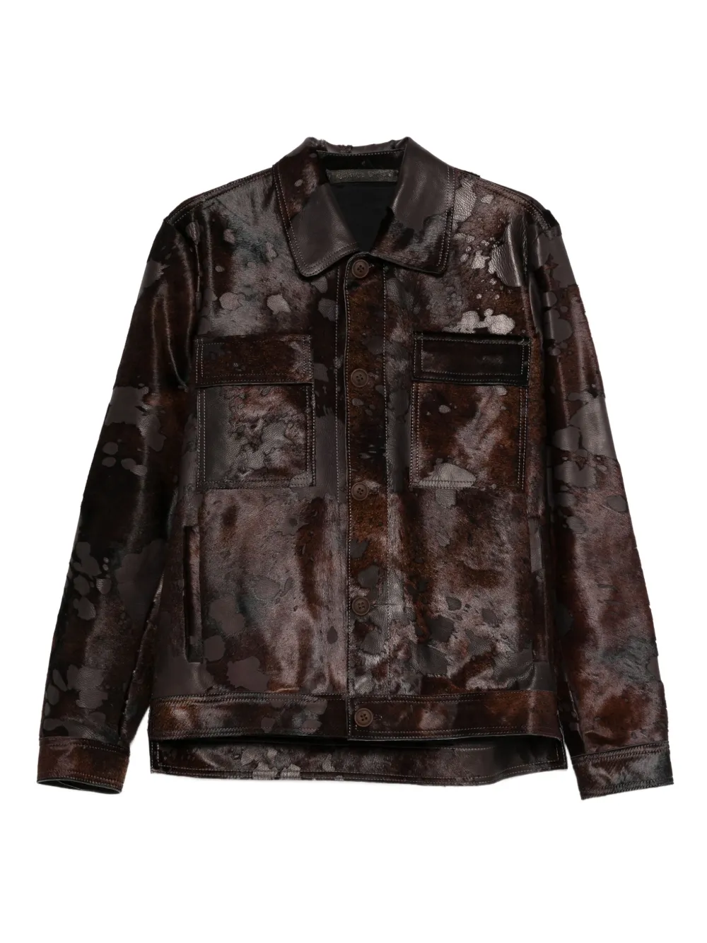 Замшевая куртка с накладными карманами Salvatore Santoro, коричневый
Замшевая куртка с накладными карманами Salvatore Santoro, коричневый