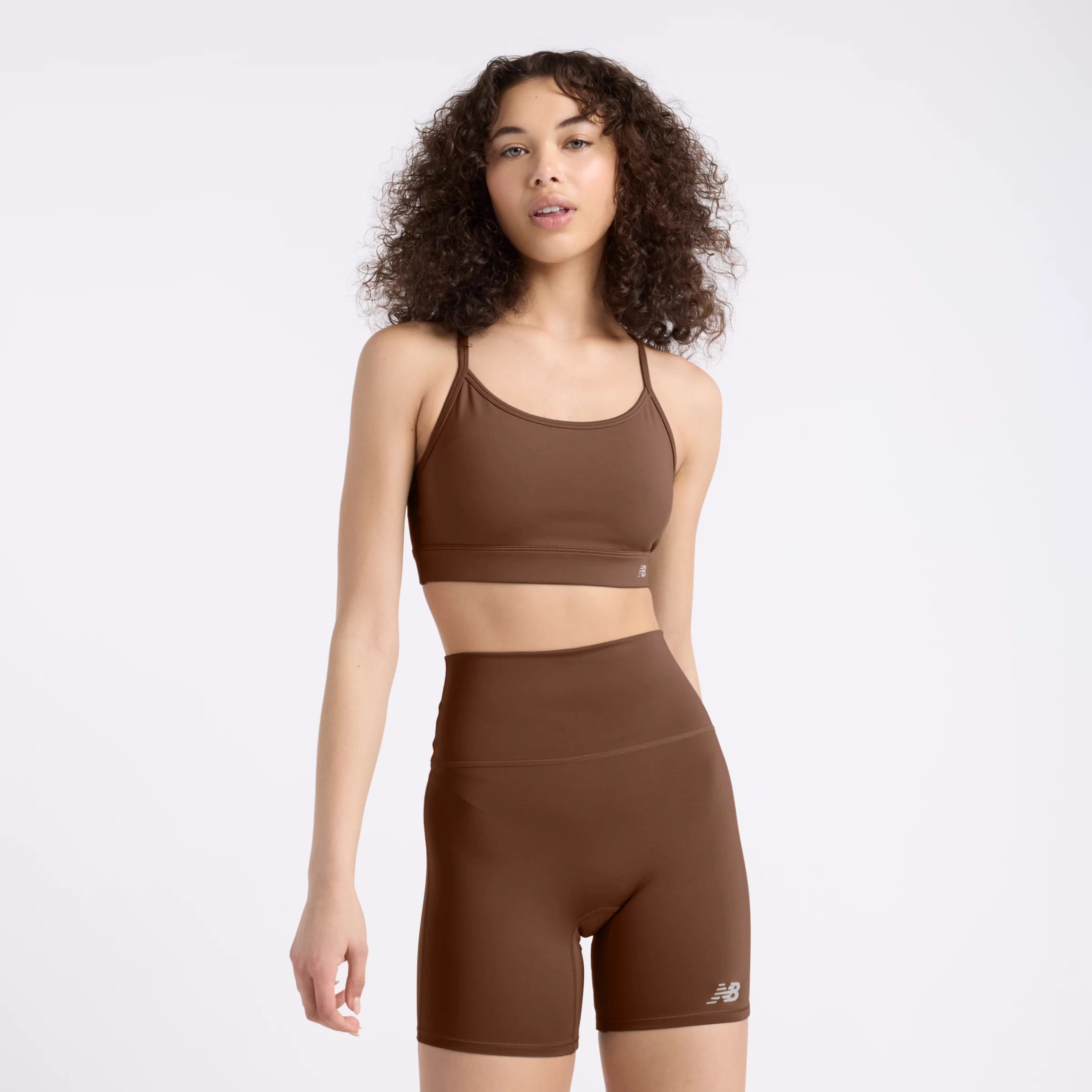 New balance Спортивный бюстгальтер-бралетт 'Essential' в цвете Chocolate
New balance Спортивный бюстгальтер-бралетт 'Essential' в цвете Chocolate