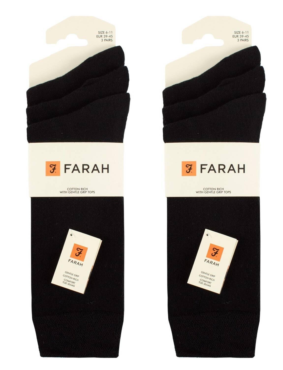 Набор носков Farah с насыщенным хлопковым покрытием Gentle Grip Chums, черный
Набор носков Farah с насыщенным хлопковым покрытием Gentle Grip Chums, черный